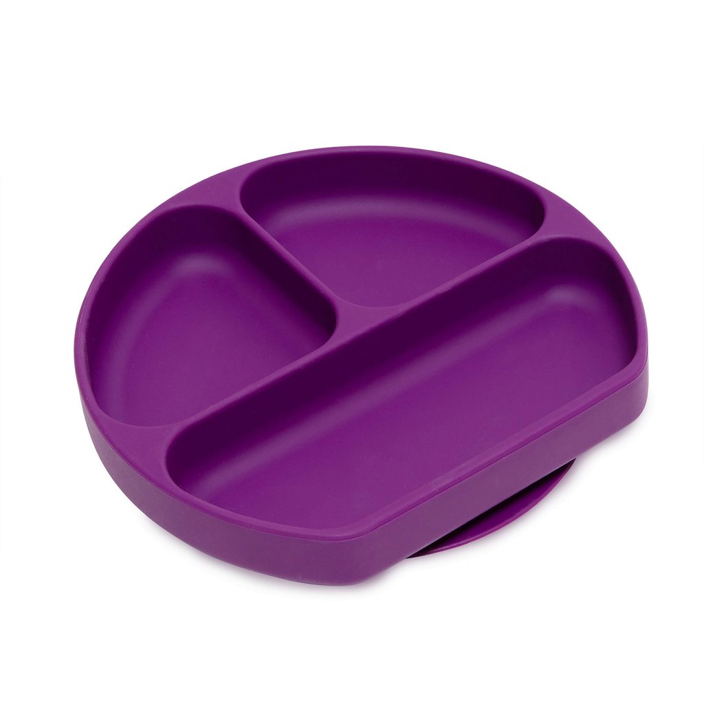bumkins grip dish purple