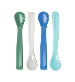Silicone Baby Spoons 4Pk